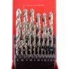 Jobber Drill Set, 1 to 13mm x 0.5mm, Standard Length, Metric, High Speed Steel, Bright, Set of 25 thumbnail-2