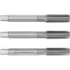 Hand Tap Set , M12 x 1.25mm, Metric Fine, High Speed Steel, Bright, Set of 3 thumbnail-0