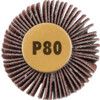 Flap Wheel, 40 x 30mm, P80, Aluminium Oxide, 6mm Shank thumbnail-1