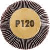 Flap Wheel, 50 x 25mm, P120, Aluminium Oxide, 6mm Shank thumbnail-1