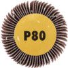 Flap Wheel, 50 x 30mm, P80, Aluminium Oxide, 6mm Shank thumbnail-1