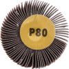 Flap Wheel, 60 x 30mm, P80, Aluminium Oxide, 6mm Shank thumbnail-1