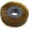 Industrial Rotary Wire Brushes - Crimped - Brass Coated 30SWG - 100 x 20 x 30mm thumbnail-0