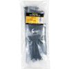 Cable Ties, Black, 3.6mm Dia. & Assorted Length (Pk-400) thumbnail-2