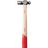 Ball Pein Hammer, 1-1/2lb, Hickory Shaft, Polished Face thumbnail-1