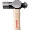 Ball Pein Hammer, 1-1/2lb, Hickory Shaft, Polished Face thumbnail-2