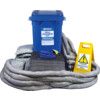 Maintenance Spill Kit, 360L Absorbent Capacity Per Kit, Wheeled Bin thumbnail-0