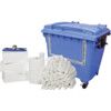 Oil Spill Kit, 1000L Absorbent Capacity Per Kit, 133 x 126 x 104cm, Wheeled Bin thumbnail-0