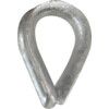 3mm HEART SHAPED WIRE ROPE THIMBLE (PK-4) thumbnail-0