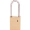 Keyed Padlock, Keyed Different, Brass, Gold, 38mm Width, Weatherproof thumbnail-2