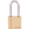 Keyed Padlock, Keyed Different, Brass, Gold, 50mm Width, Weatherproof thumbnail-1