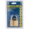 Keyed Padlock, Keyed Different, Brass, Gold, 50mm Width, Weatherproof thumbnail-3