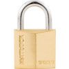 Keyed Padlock, Keyed Different, Brass, Bronze, 30mm Width, Weatherproof thumbnail-0