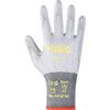 Cut Resistant Gloves, 18 Gauge Cut F, Size 7, Grey, Polyurethane Palm, EN388: 2016 thumbnail-1