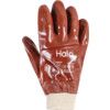 Mechanical Hazard Gloves, Red, Cotton Liner, PVC Coating, EN388: 2003, 4, 1, 1, 1, Size 9 thumbnail-1