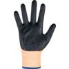 Cut Resistant Gloves, 13 Gauge Cut B, Size 6, Black & Orange, Nitrile Foam Palm, EN388: 2016 thumbnail-2