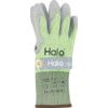 Cut Resistant Gloves, 13 Gauge Cut D, Size 9, Green & Grey, Nylon-PU Palm, EN388: 2016 thumbnail-3