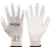 Mechanical Hazard Gloves, White, Nylon Liner, Polyurethane Coating, EN388: 2016, 4, 1, 4, 1, X, Size 8 thumbnail-0