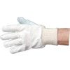 General Handling Gloves, Grey/White, Leather Coating, Cotton Liner, Size 10 thumbnail-0