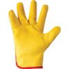 General Handling Gloves, Yellow, Leather Coating, Cotton/Fleece Liner, Size 10 thumbnail-2