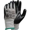 Cut Resistant Gloves, Black, EN388: 2016, 4, X, 4, 2, B, Nitrile Foam Palm, HPPE Liner, Size 10 thumbnail-0