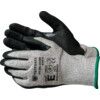 Cut Resistant Gloves, Black/Grey,  Sandy Nitrile Palm, HPPE Liner, EN388: 2016, 4, X, 4, 3, E, Size 7 thumbnail-0