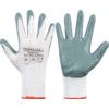 Tufflite Mechanical Hazard Gloves, Grey/White, Nylon Liner, Nitrile Coating, EN388: 2003, 4, 1, 2, 2, Size 6 thumbnail-0