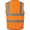 Hi-Vis Vest, Orange, 5XL, Hook & Loop Closure, Polyester thumbnail-1