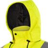 Hi-Vis Bomber Jacket, XL, Yellow, Polyester, EN20471 thumbnail-2