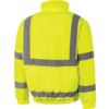 Hi-Vis Rip-Stop Bomber Jacket, Small, Yellow, Polyester, EN20471 thumbnail-1