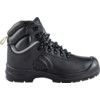 Waterproof Safety Boots, Size, 3, Black, Leather Upper, Steel Toe Cap thumbnail-1