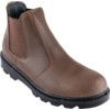 Safety Boots, Size, 9, Brown, Leather Upper, Steel Toe Cap thumbnail-0