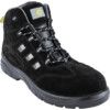 Safety Boots, Size, 3, Black, Leather Upper, Composite Toe Cap thumbnail-0