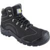 Safety Boots, Size, 3, Black, Leather Upper, Composite Toe Cap thumbnail-0