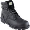 Safety Boots, Size, 12, Black, Leather Upper, Steel Toe Cap thumbnail-0