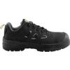 TMF Unisex Safety Trainers, Size 9, Black, Leather Upper, Composite Toe Cap, S3, EN ISO 20345:2011 thumbnail-1