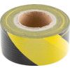 Non-Adhesive, Barrier Tape, PVC, Black/Yellow, 75mm x 500m thumbnail-2