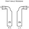 Butt Welded Tool, No.25, 12 x 12mm, Right Hand, Right Angle Recessing, High Speed Steel thumbnail-1