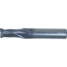 Series 60 Carbide 2 Flute Plain Shank Short Series Slot Drill  - Q Coat - Metric thumbnail-0