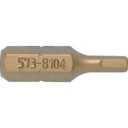 TiN Coated Screwdriver Bits: 1/4" Hex Bits - Hex thumbnail-2