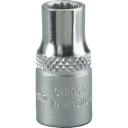 1/4" Square Drive Bi-Hexagon Sockets, Metric thumbnail-2