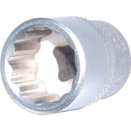 1/4" Square Drive Bi-Hexagon Sockets, Metric thumbnail-4