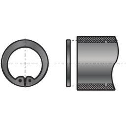 Internal Circlips, Metric - Spring Steel - DIN 472 thumbnail-0