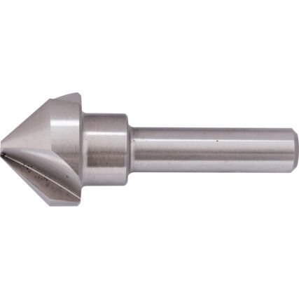 90°, Countersink, 25mm, Straight Shank, 3 fl, Cobalt High Speed Steel