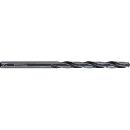 Jobber Drill, 4.3mm, Normal Helix, High Speed Steel, Black Oxide