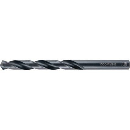 Jobber Drill, 11.2mm, Normal Helix, High Speed Steel, Black Oxide