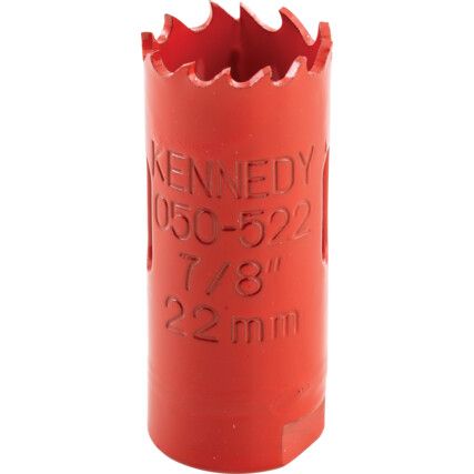 Holesaw, 22mm x 28.5mm, Bi-metal