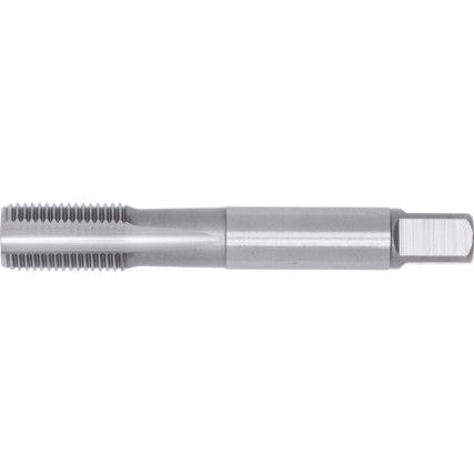 Plug Tap, Straight Flute, 1/8in. x 28 BSPF, High Speed Steel, BSPF, Bright