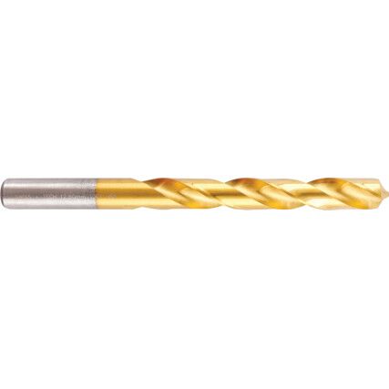 Jobber Drill, 12.5mm, Normal Helix, High Speed Steel, TiN