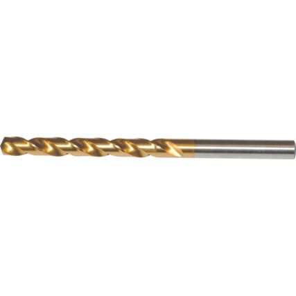 Jobber Drill, 5mm, High Helix, Cobalt High Speed Steel, TiN